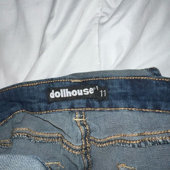 Blue denim overalls - Picture 4 of 5